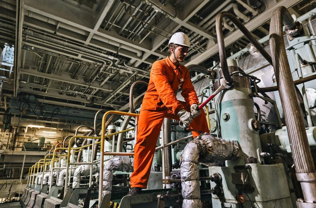 Messina Line engine room